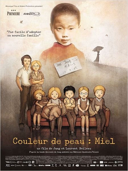 Affiche "Couleur de peau : miel" de Jung