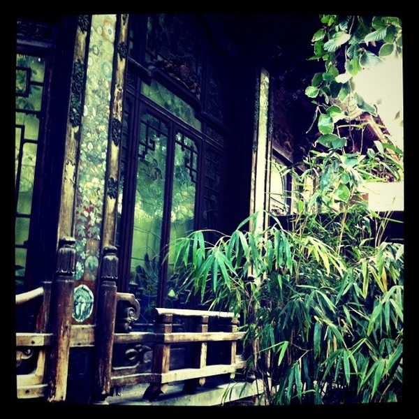 Au coeur du petit jardin oriental de La Pagode, cinéma indépendant du VIIe arrondissement parisien