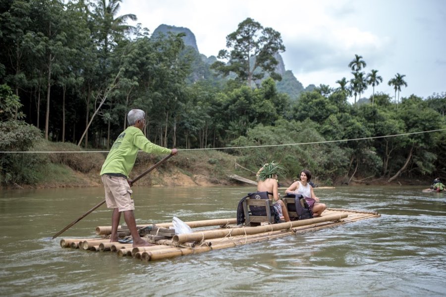 Bambou rafting - Anurak Community Lodge - Khaok Sok, Thaïlande