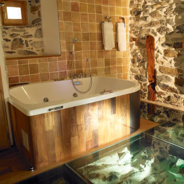 Bien-être dans la salle de bain - Gîte La Polonie - Auvergne, Haute-Loire - France