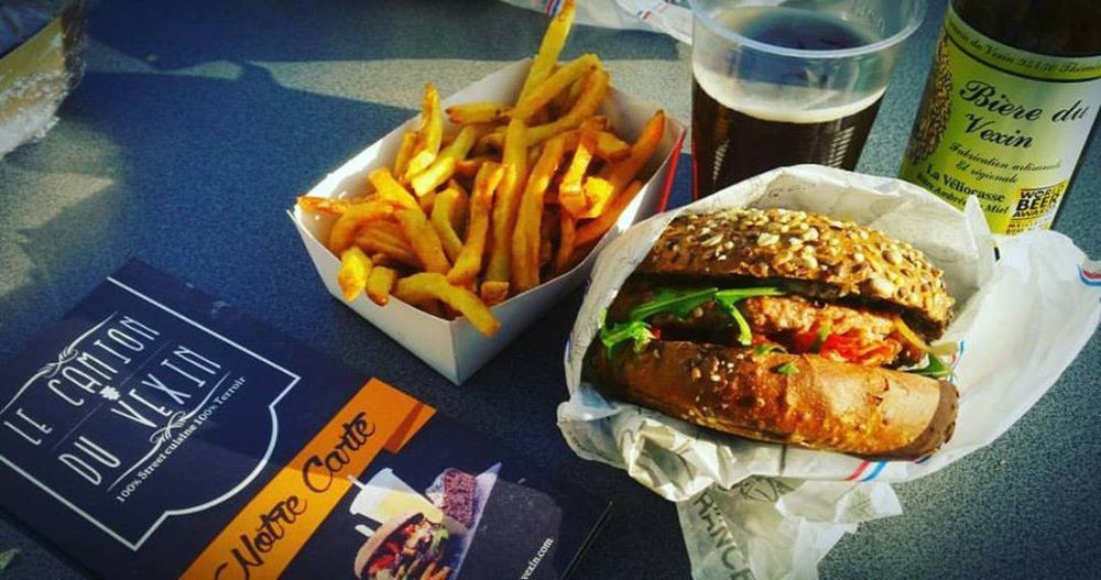 Burger, frites et bière du Vexin par Le Camion du Vexin, food truck 100% terroir ! - Cergy-Pontoise, Val d'Oise