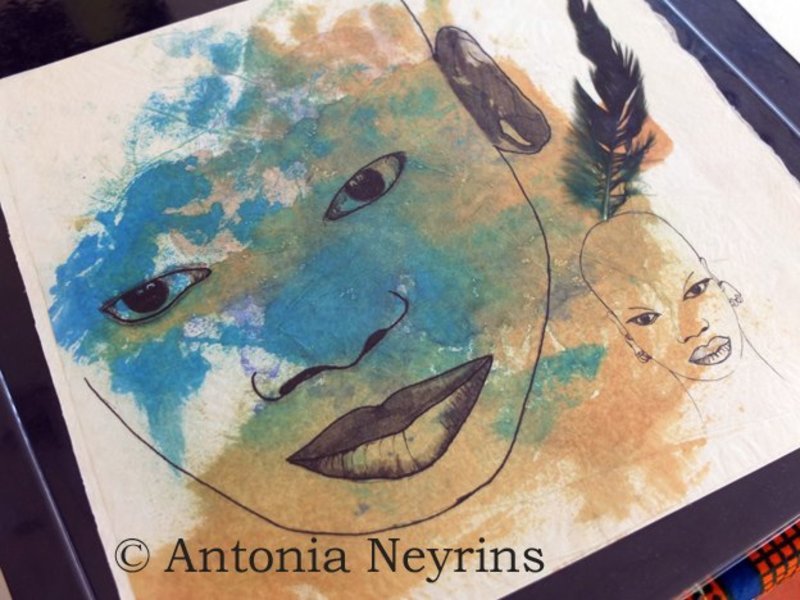 Carnet de voyage dans la vallée de l'Omo en Éthiopie par l'artiste Antonia Neyrins