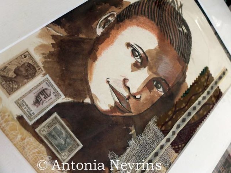 Carnet de voyage en Côte d'Ivoire par l'artiste Antonia Neyrins