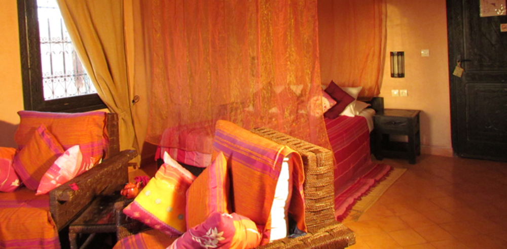 Chambre d'inspiration orientale