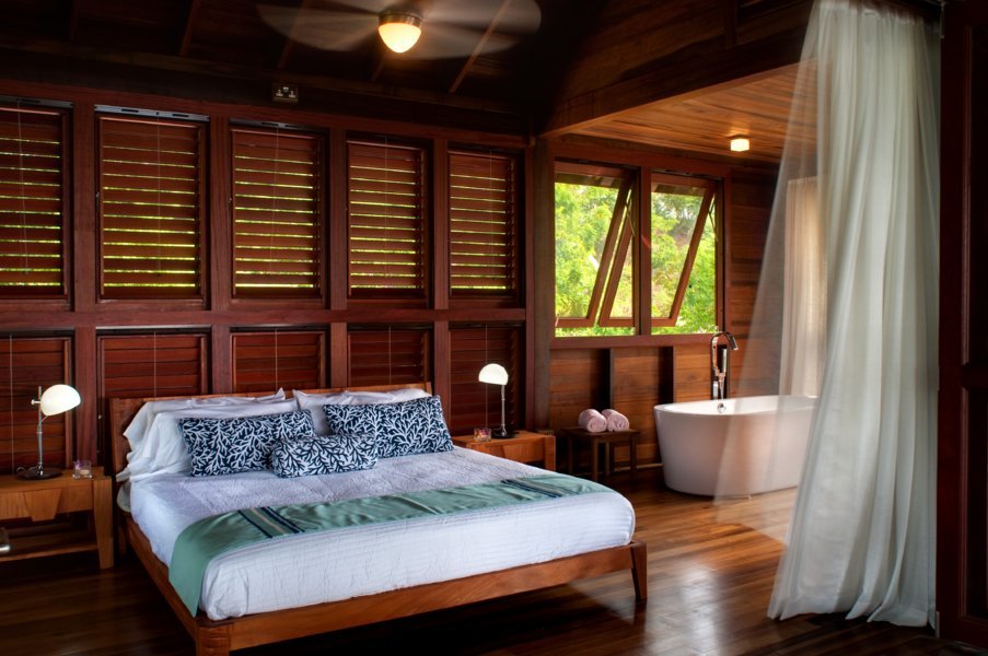 Chambre - Le "Secret Bay", éco-resort de luxe à La Dominique