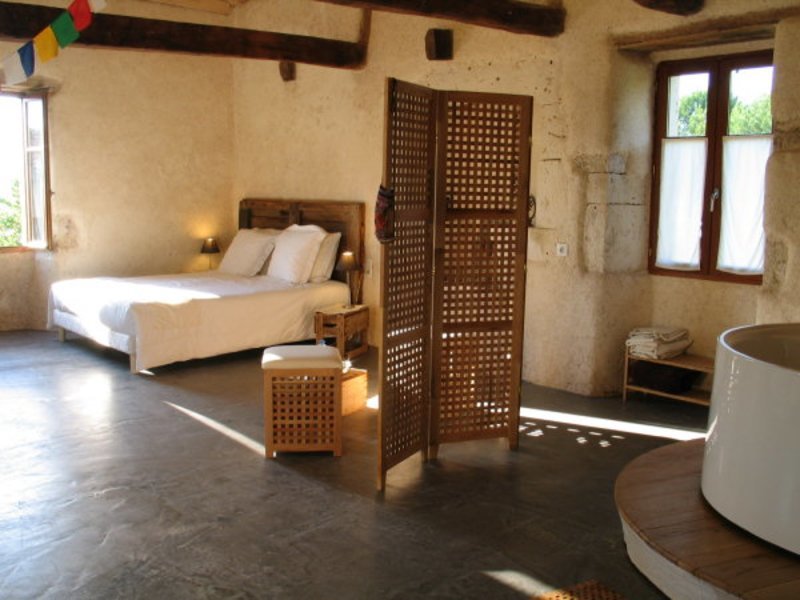 Chambre "Népal" - Chambres d'hôtes Lou Repaou - Aujols, Lot, France