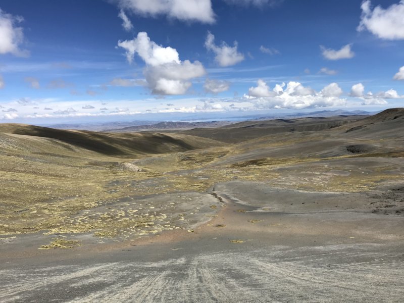 Vue sur le Lac Titicaca depuis la Cordillère Royale Sud