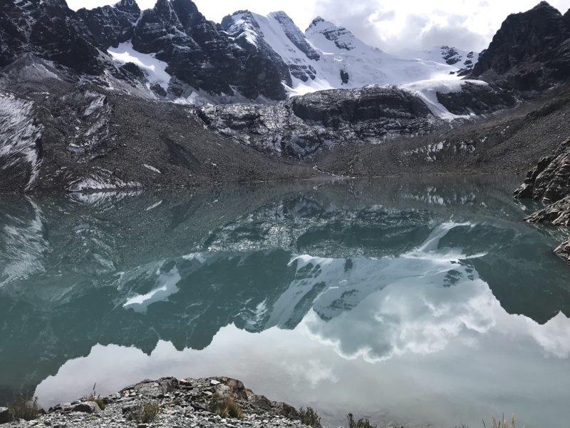 Laguna glaciar Cordillère Royale Sud