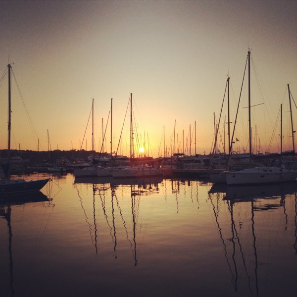 Couchant sur Marina Grande - Procida, Baie de Naples, Italie - Mai 2014