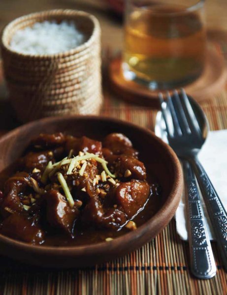 Cuisine - Kaeng Hang Lai ou curry de porc de Chiang Mai - Thaïlande