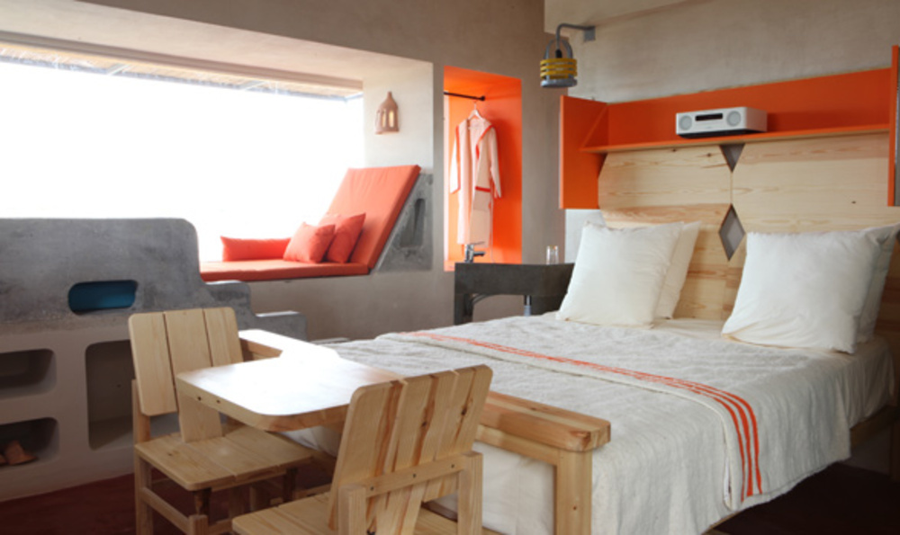 Design et recyclage sont les mots d'ordre des chambres sur pilotis