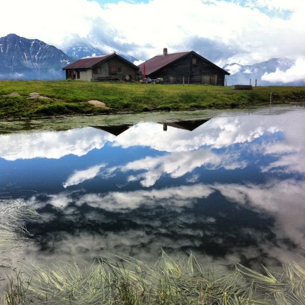 En marchant vers le musée d'alpage - Riederalp, Suisse
