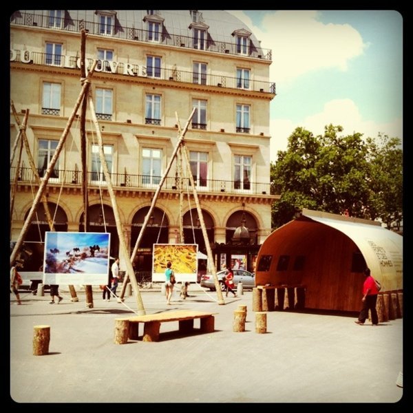 Expo "Des forêts et des hommes" place du Palais-Royal à Paris