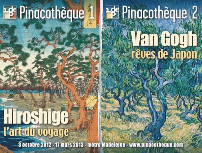 Expo Hiroshige, l'art du voyage / Van Gogh, Rêves de Japon à la Pinacothèque de Paris