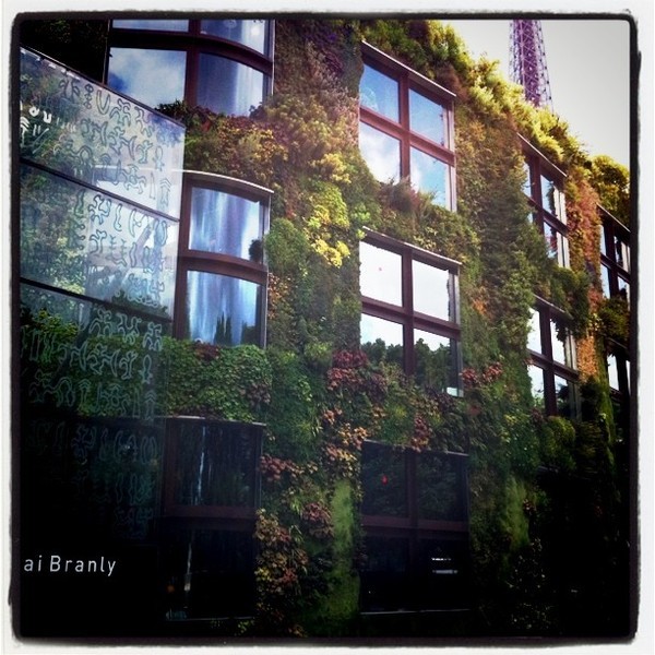 Façade végétale du Quai Branly