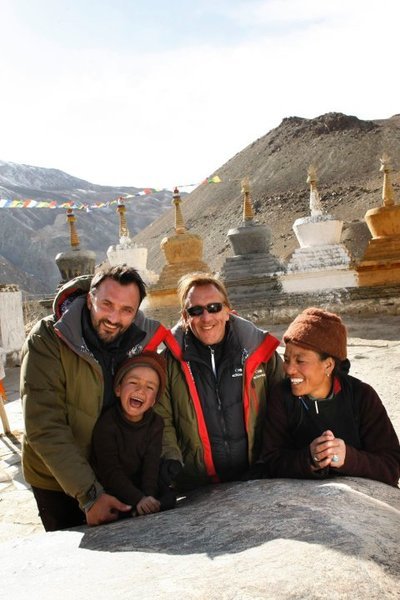 Gilbert Montagné et Frédéric Lopez au Zanskar