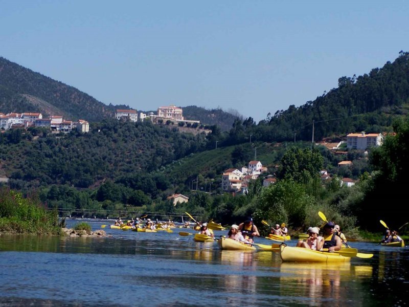 Kayak dans la région de Coimbra, Portugal