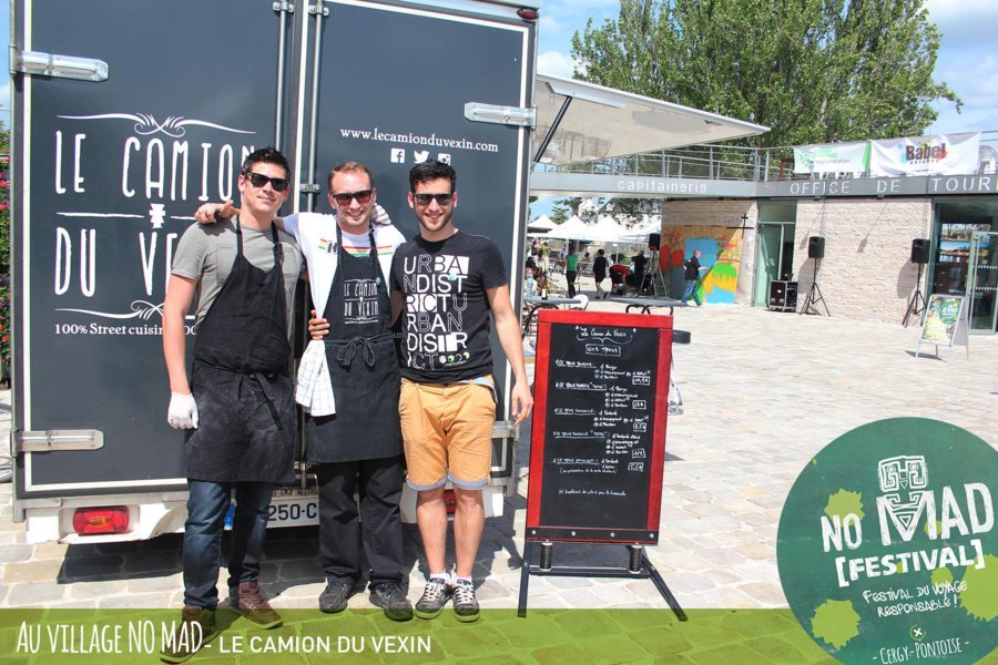 L'équipe du Camion du Vexin - No Mad Festival 2015 - Office de Tourisme de Cergy-Pontoise