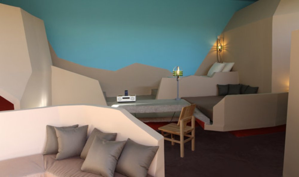 L'espace Dune s'organise à la manière d'un bivouac