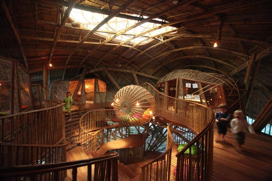 L'intérieur de The Den, l'espace créé pour les enfants