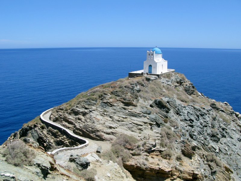 La chapelle des Sept Martyrs,île de Sifnos - Cyclades,Grèce