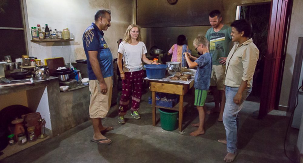 Le partage de la cuisine et du mode de vie traditionnel - Tamarind Gardens - Hébergement communautaire à Digana au Sri Lanka