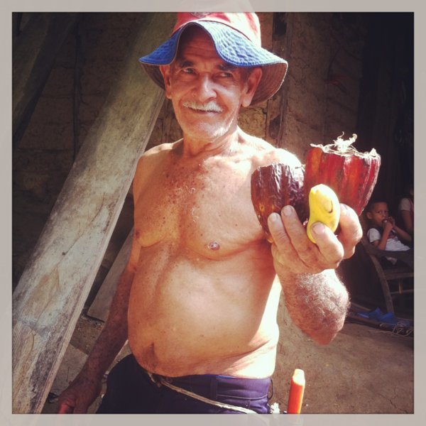 Le petit producteur de cacao. Parc Tayrona - Colombie
