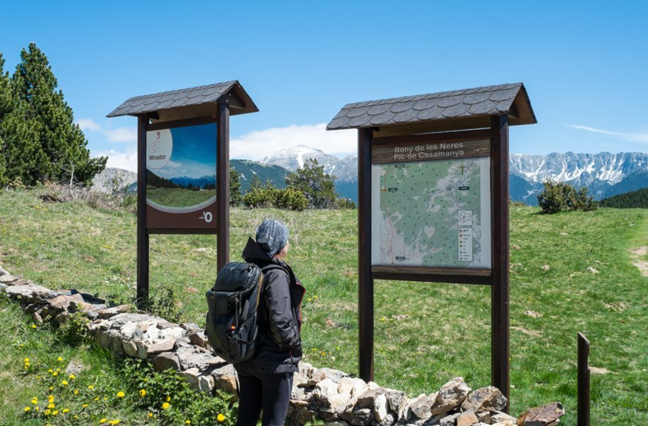 Le pic de Casamanya - Andorre