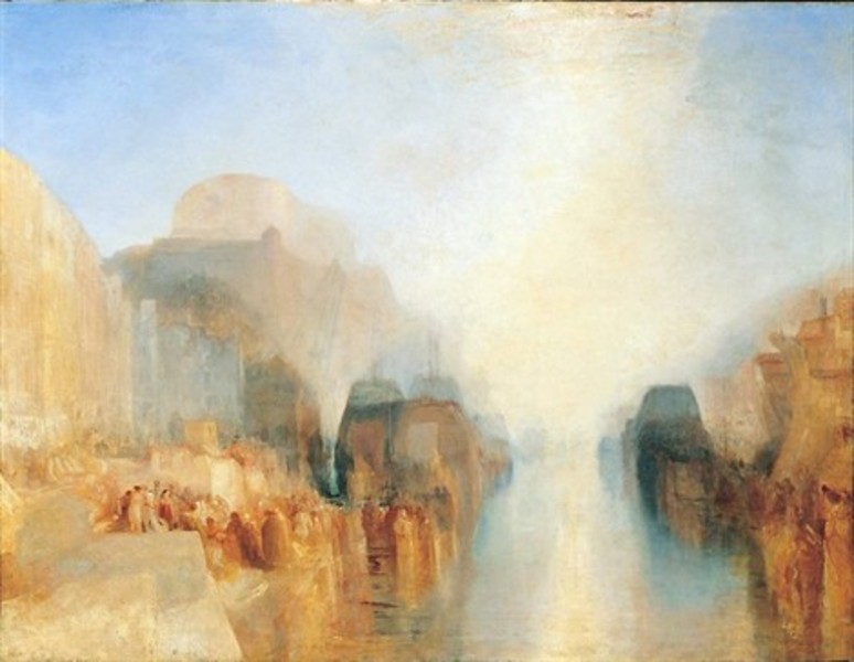 Le port de Brest, le quai et le château, William Turner 
