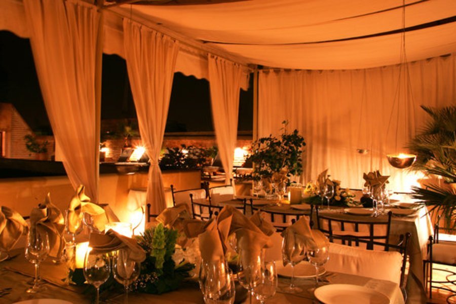 Le soir à la Villa Nomade