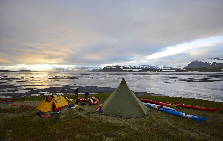 Le temps du bivouac - L'Islande en kayak, un moyen doux et discret pour s'immerger en pleine nature et approcher la faune et la flore au plus près