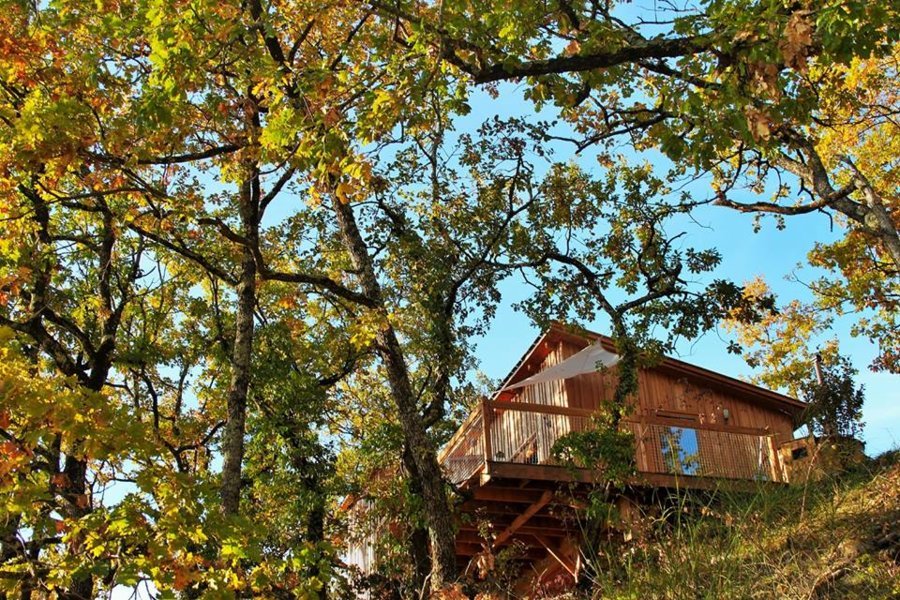 Les cabanes de Pella Roca, cocons sortis d'un songe en plein coeur du Quercy Blanc