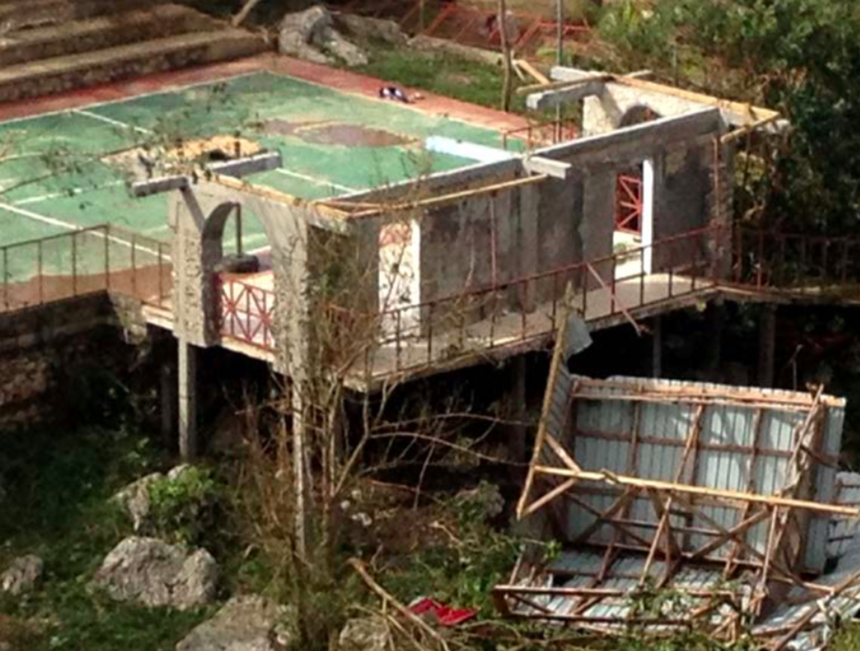 Les degâts de l'ouragan Matthew en Haïti constatés le 6 octobre 2016