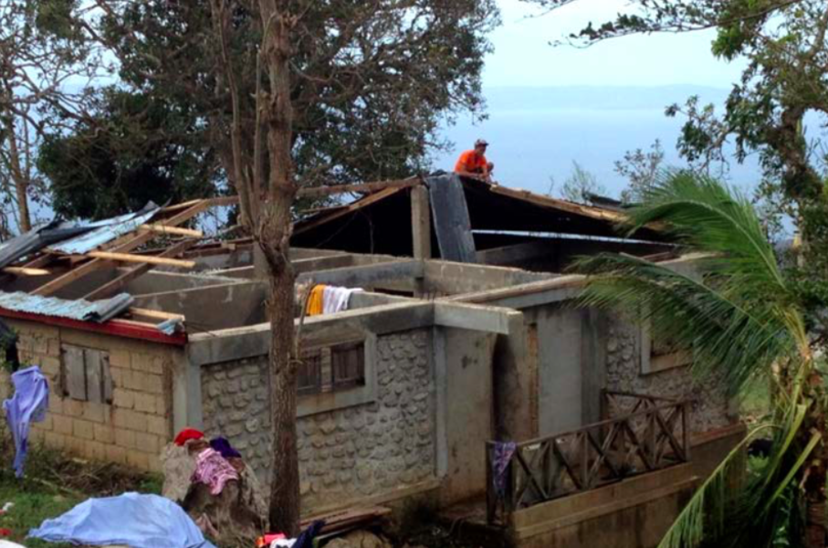 Les degâts de l'ouragan Matthew en Haïti constatés le 6 octobre 2016