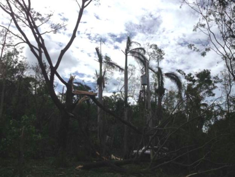 Les degâts de l'ouragan Matthew en Haïti constatés le 6 octobre 2016