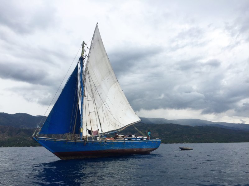Les dernières marines à voile, c'est en Haïti qu'on les trouve !