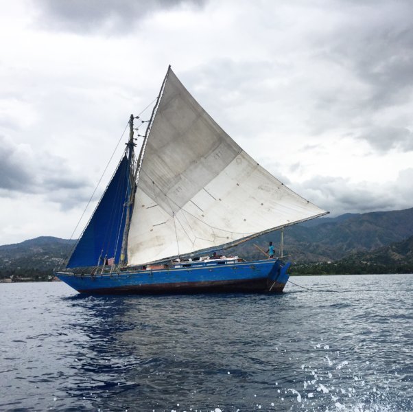 Les dernières marines à voile, c'est en Haïti qu'on les trouve !