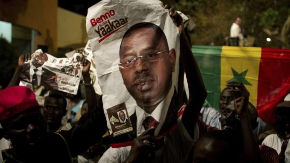 Les partisans de Macky Sall célèbrent sa victoire
