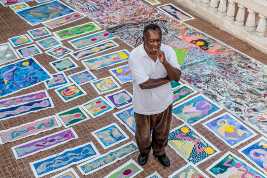 Levoy Exil, dernier artiste haïtien vivant descendant du mouvement Saint-Soleil