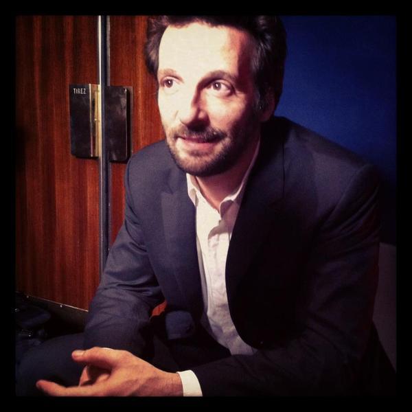 Mathieu Kassovitz en promo pour son film L'Ordre et la morale