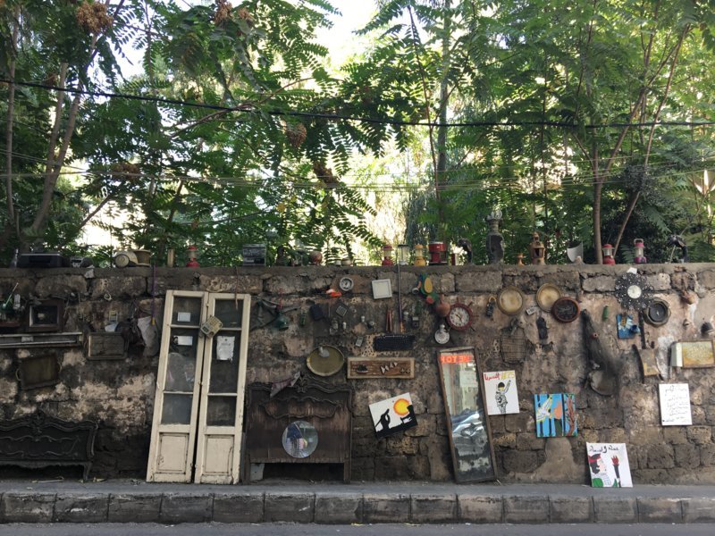 Mur des antiquaires - Beyrouth Liban