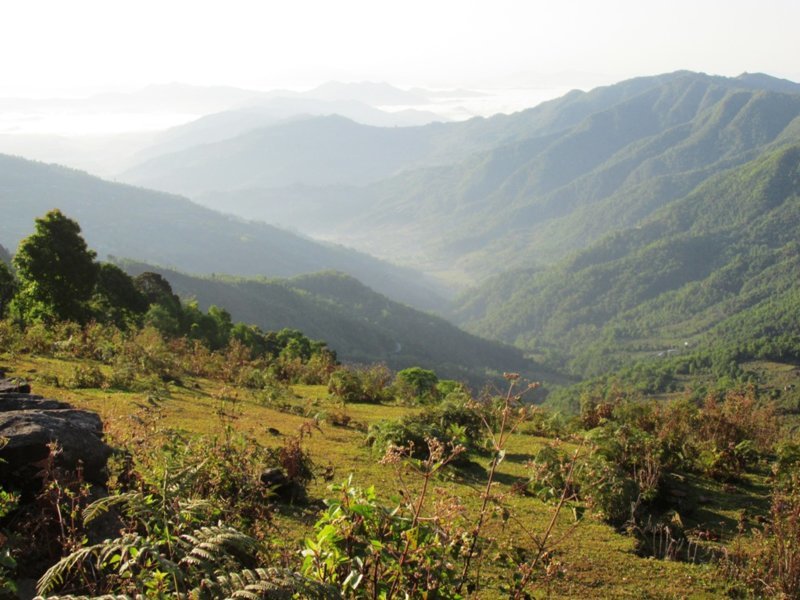 Paysage le long du trek du Panchase - French House Eco-Bivouac - Pokhara, Népal
