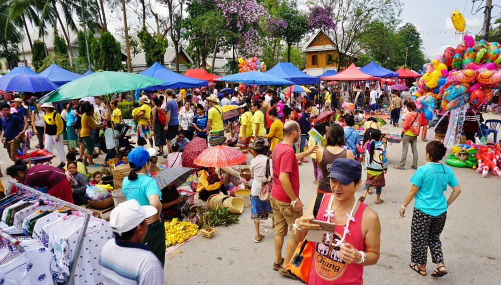 Pi Mai ou le Nouvel An Lao à Luang Prabang - Laos