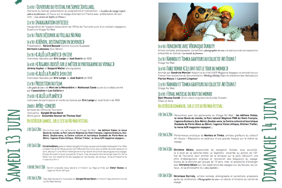 Programme No Mad Festival 2015