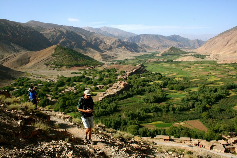 Randonneurs - Au coeur de la Vallée Heureuse des Aït Bougmez avec l'agence Allibert Trekking - Octobre 2012