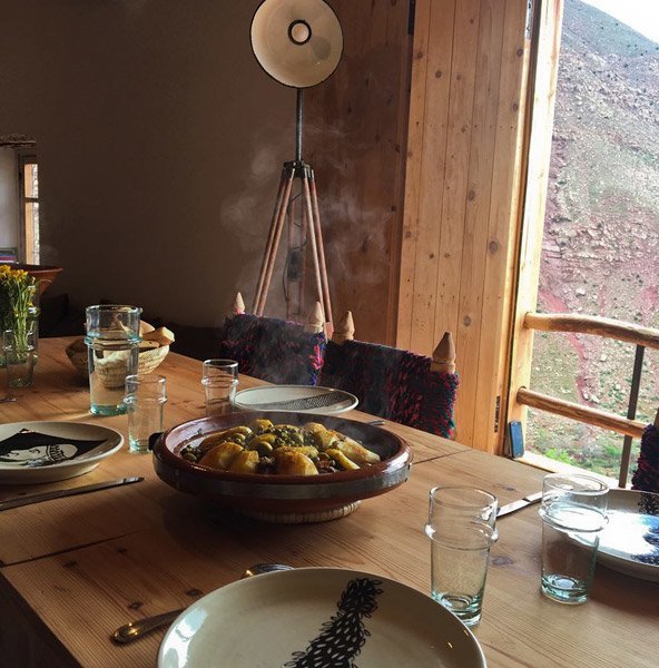 Repas berbère - Gîte La Grande Berce