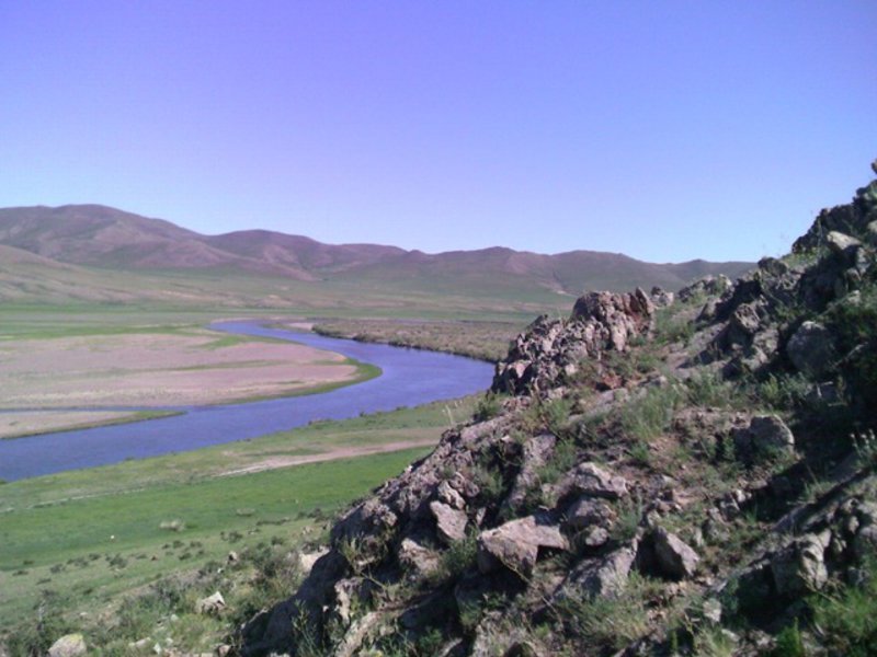 Rivière Kherlen - Mongolie
