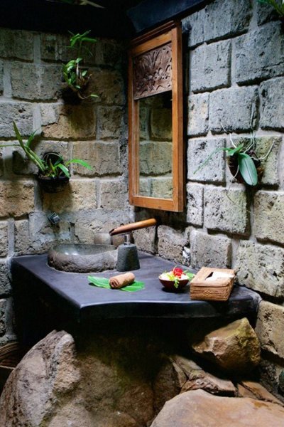 Salle de bain - "Bali Eco Stay" : sous les rizières, le paradis