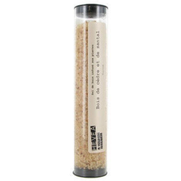  Sel de bain infusé aux plantes, Bois de cèdre et de santal, Harem - 330 ml, Hévéa