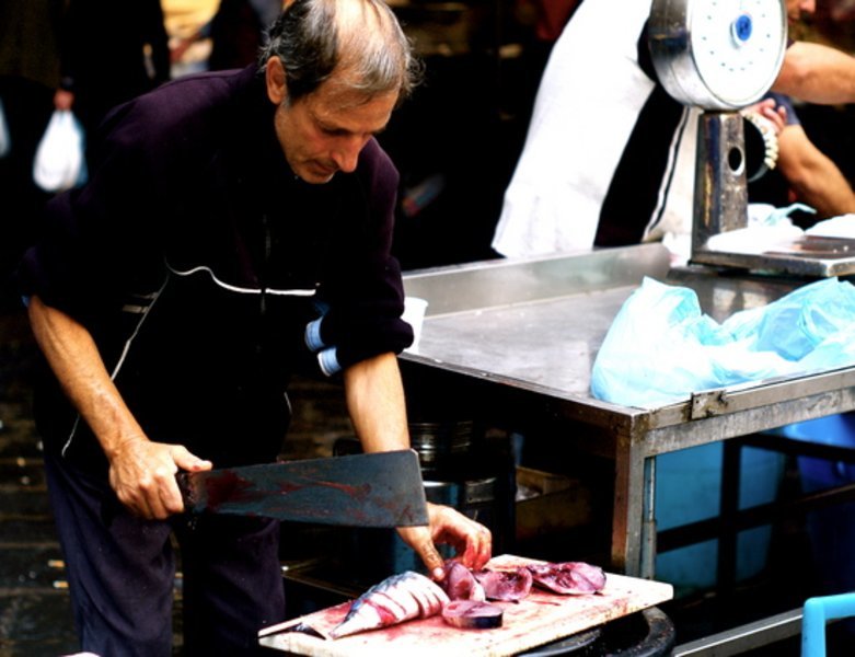 Catane, marché aux poissons